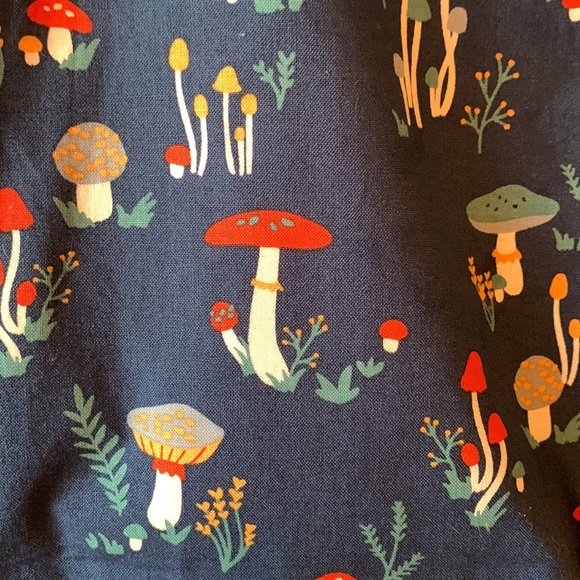 Handmade Korean quilting weight 100% cotton fabric shopping purse - Picture 4 of 5